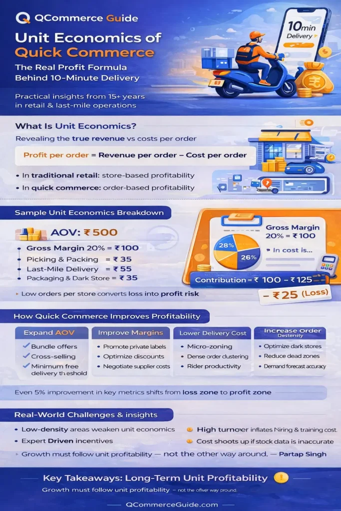 Infographics: Unit Economics of Quick Commerce