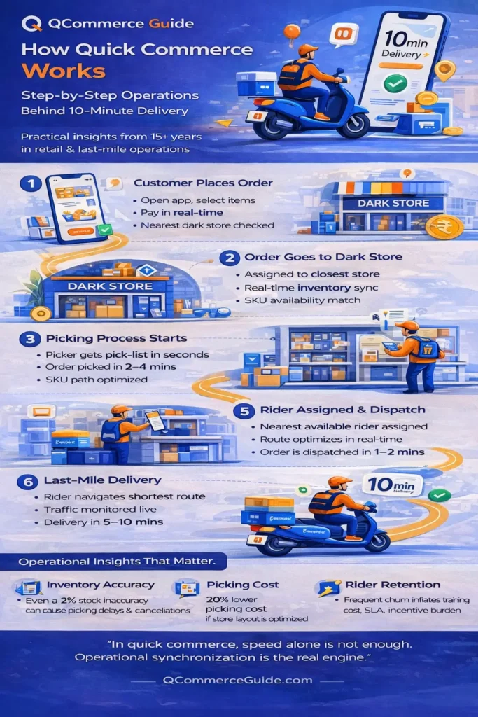 Infographics: How Quick Commerce Works