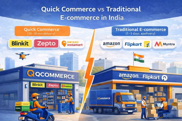 Quick Commerce vs Traditional E-commerce in India