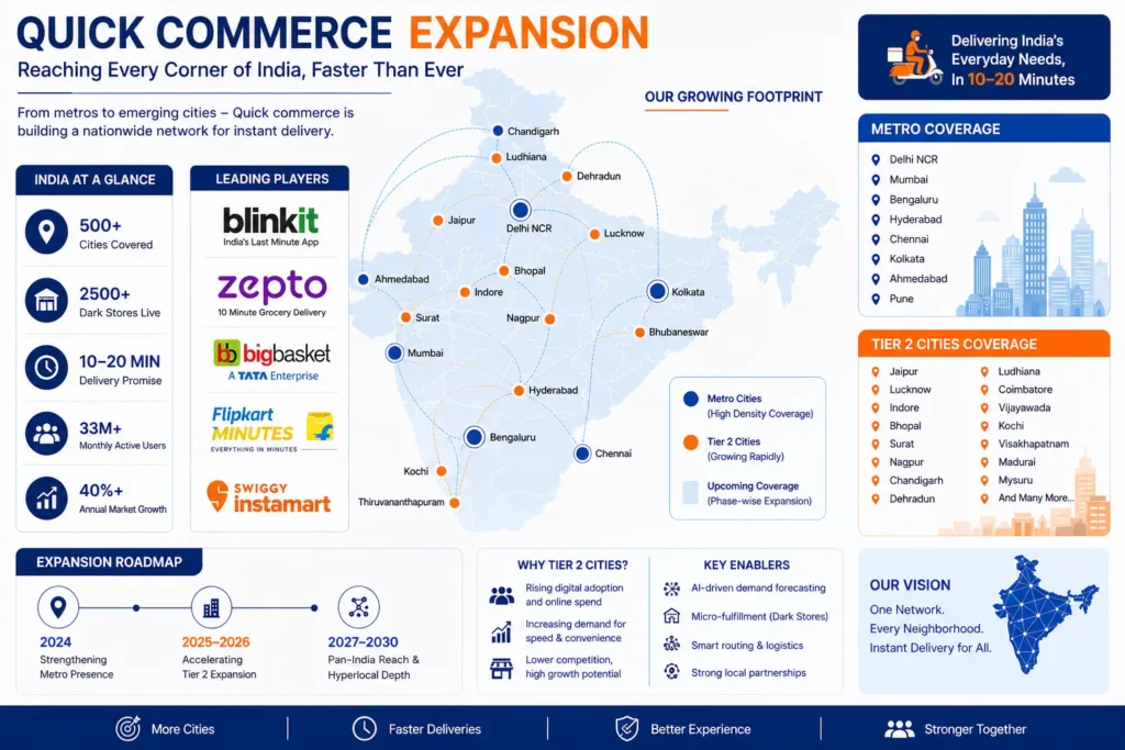 Quick Commerce Growth in Indian City