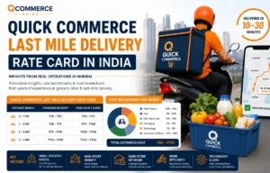 Last Mile Delivery Rate Card