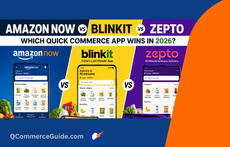 Amazon Now vs Blinkit vs Zepto